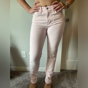 Pink!!! 724 high rise straight Levi jeans